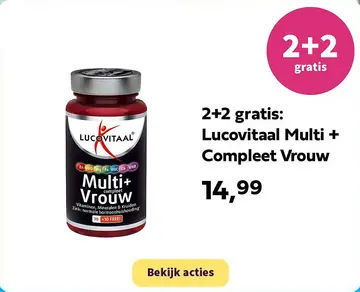Aanbieding: Lucovitaal Multi + Compleet Vrouw