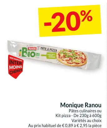 Offre: Pâtes culinaires ou Kit pizza