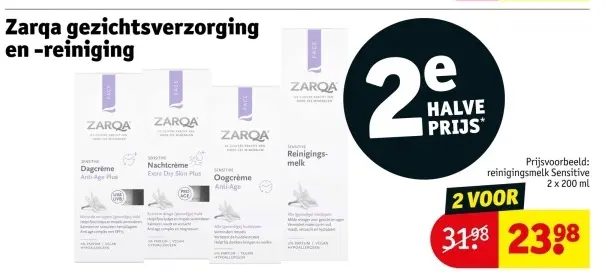 Aanbieding: Zarqa gezichtsverzorging en -reiniging
