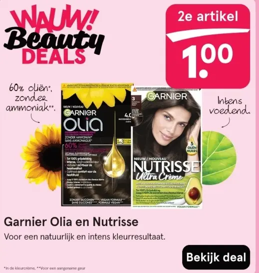 Aanbieding: Garnier Olia en Nutrisse