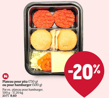 Offre: Pita | Plateau