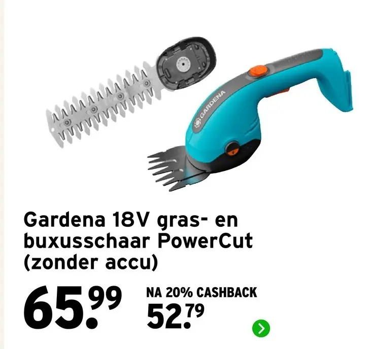 Aanbieding: 18V gras- en buxusschaar PowerCut (zonder accu)