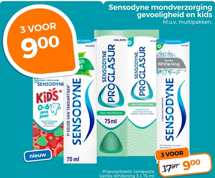Aanbieding: Mondverzorging gevoeligheid en kids