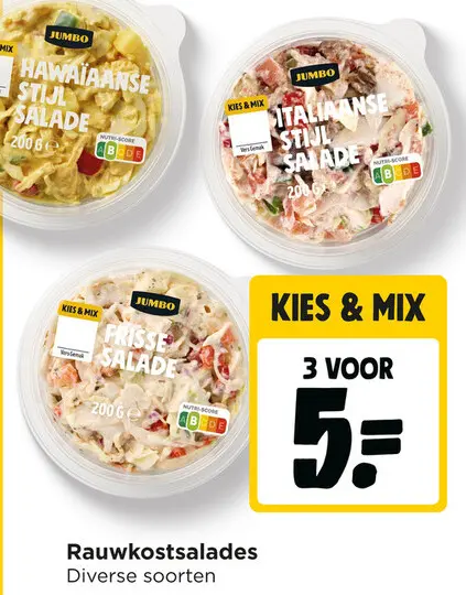 Aanbieding: Rauwkostsalades