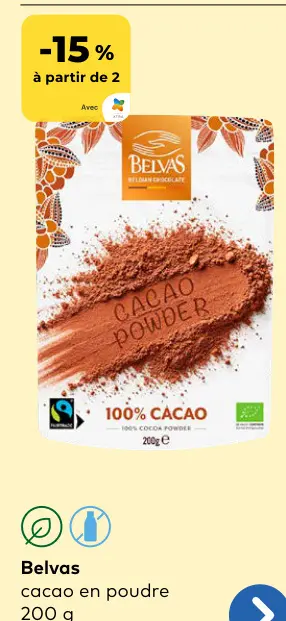 Offre: Cacao en poudre