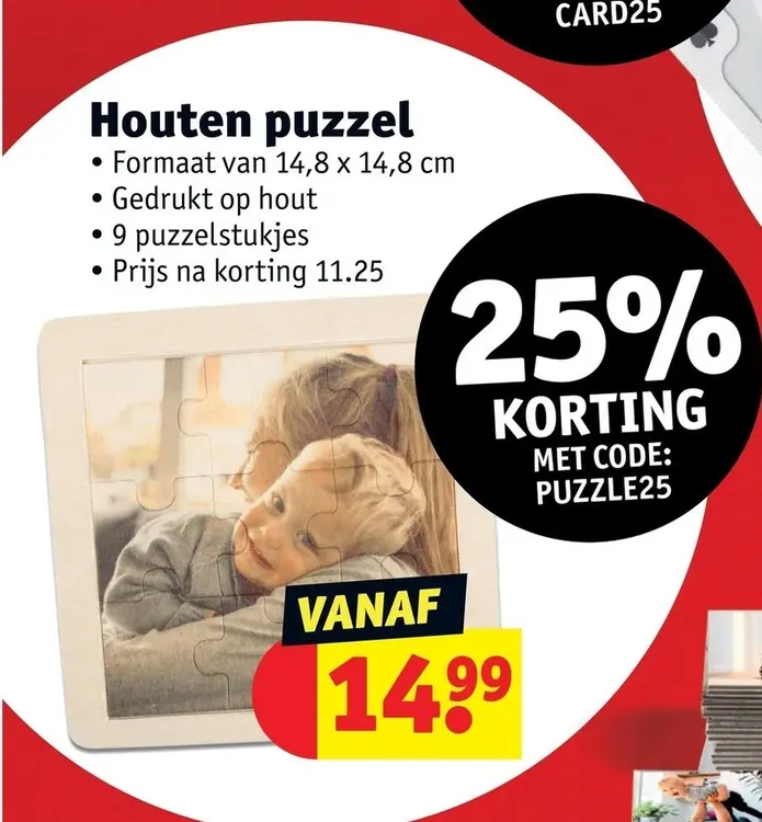 Aanbieding: Houten puzzel