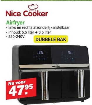 Aanbieding: Nice Cooker Airfryer