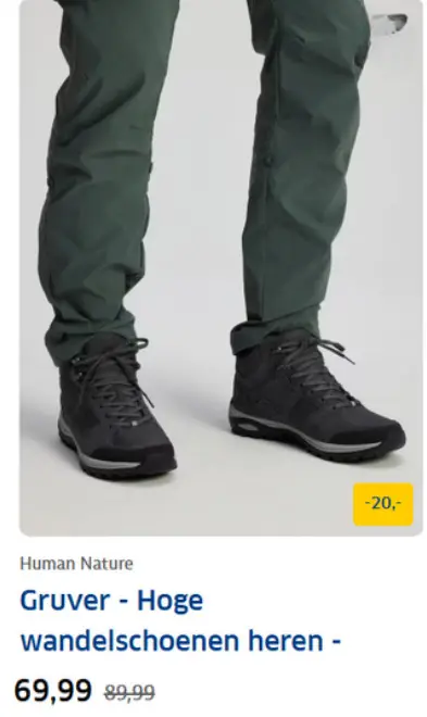 Aanbieding: Gruver - Hoge wandelschoenen heren