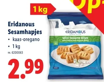 Promotie: Sesamhapjes