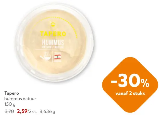 Promotie: Hummus natuur