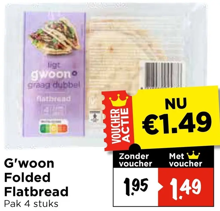 Aanbieding: Folded Flatbread