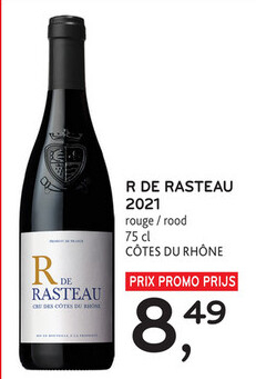 Offre: R DE RASTEAU 2021 rouge / rood