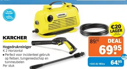 Aanbieding: Hogedrukreiniger K 2 Horizontal