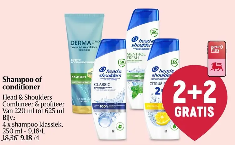 Promotie: Shampoo of conditioner