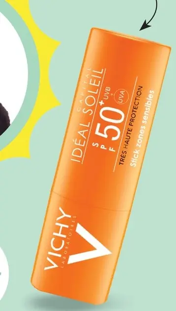Aanbieding: Vichy Capital Soleil Stick Gevoelige Zones SPF50+ 9 ML