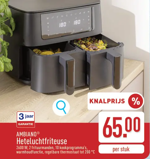 Promotie: Heteluchtfriteuse