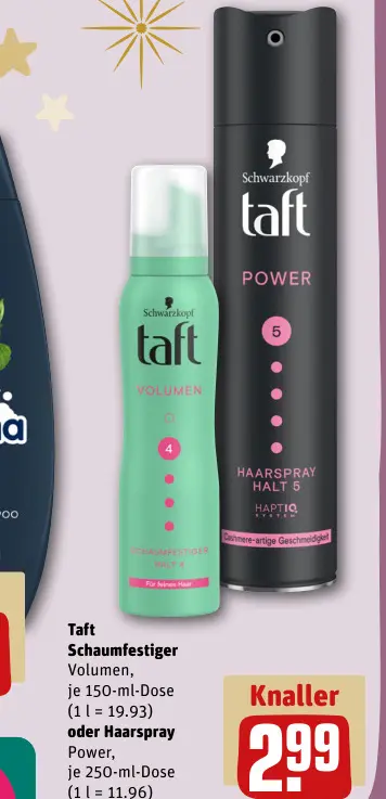 Aanbieding: Schaumfestiger oder Haarspray