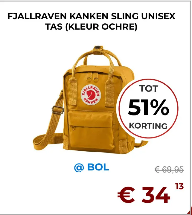 Aanbieding: Kanken sling unisex tas