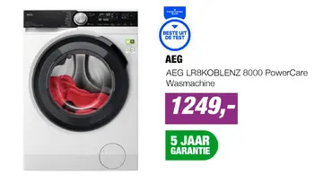 Aanbieding: AEG LR8KOBLENZ 8000 PowerCare Wasmachine