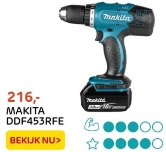 Aanbieding: MAKITA DDF453RFE