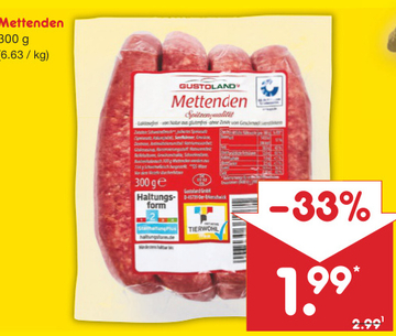 Aanbieding: Mettenden