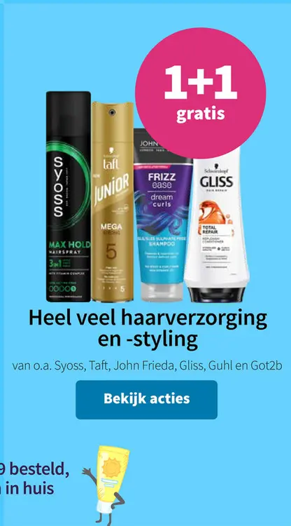 Aanbieding: Haarverzorging en -styling