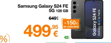 Offre: Samsung Galaxy S24 FE