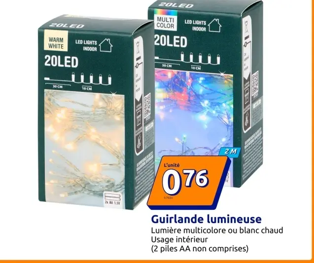 Offre: Guirlande lumineuse