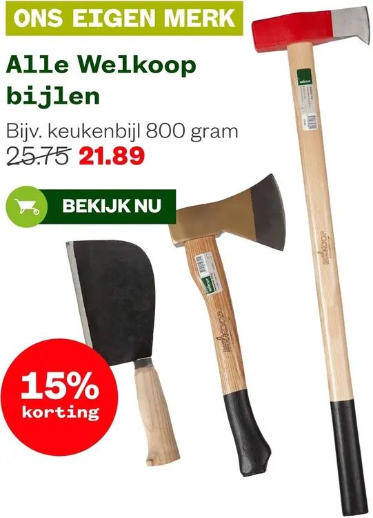 Aanbieding: Bijlen