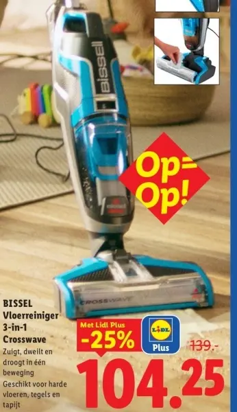 Aanbieding: Vloerreiniger 3-in-1 Crosswave
