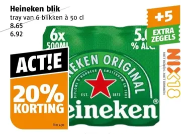 Aanbieding: Heineken blik