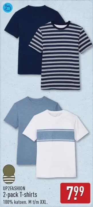 Aanbieding: 2-pack T-shirts