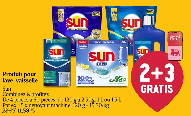 Offre: Produit pour lave-vaisselle