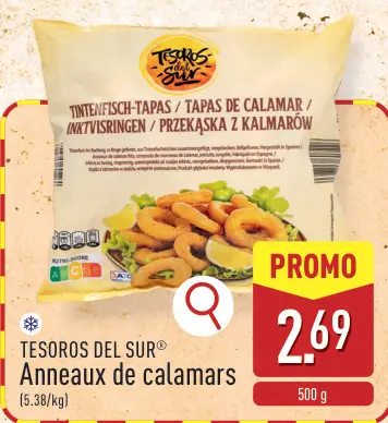 Offre: Anneaux de calamars