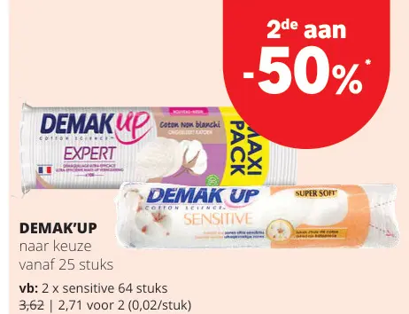 Promotie: DEMAK'UP naar keuze
