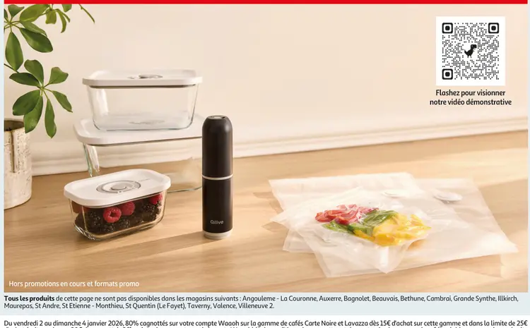 Promotie: Cafés Carte Noire et Lavazza