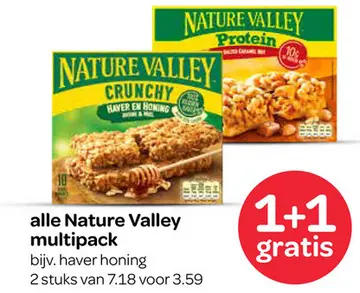 Aanbieding: alle Nature Valley multipack
