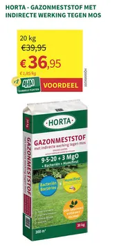 Aanbieding: Horta - gazonmeststof met indirecte werking 