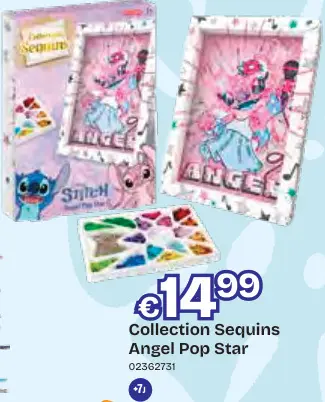 Aanbieding: Collection Sequins Angel Pop Star