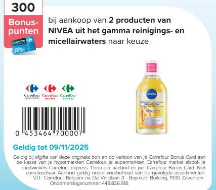 Aanbieding: NIVEA reinigings- en micellairwaters