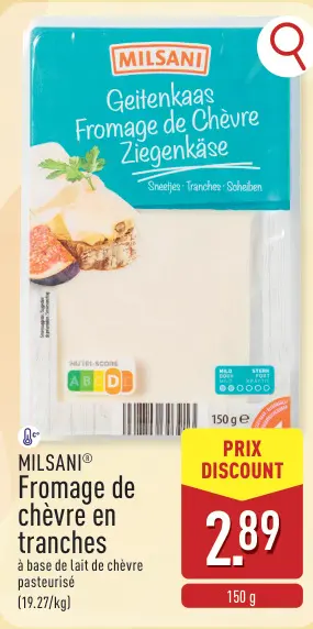 Offre: Fromage de chèvre en tranches