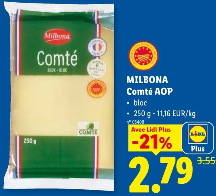 Offre: Comté AOP