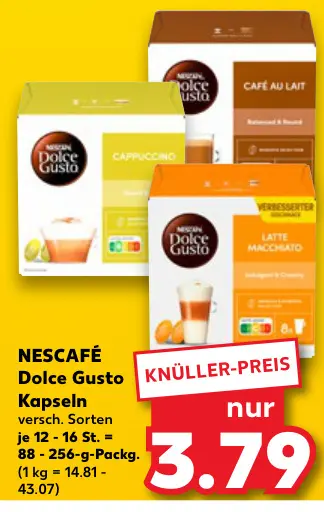 Aanbieding: NESCAFÉ Dolce Gusto Kapseln