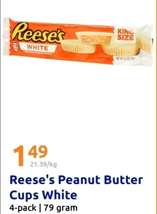Aanbieding: Reese's Peanut Butter Cups White