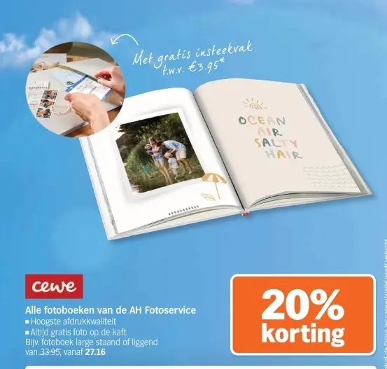 Aanbieding: Fotoboek large staand of liggend
