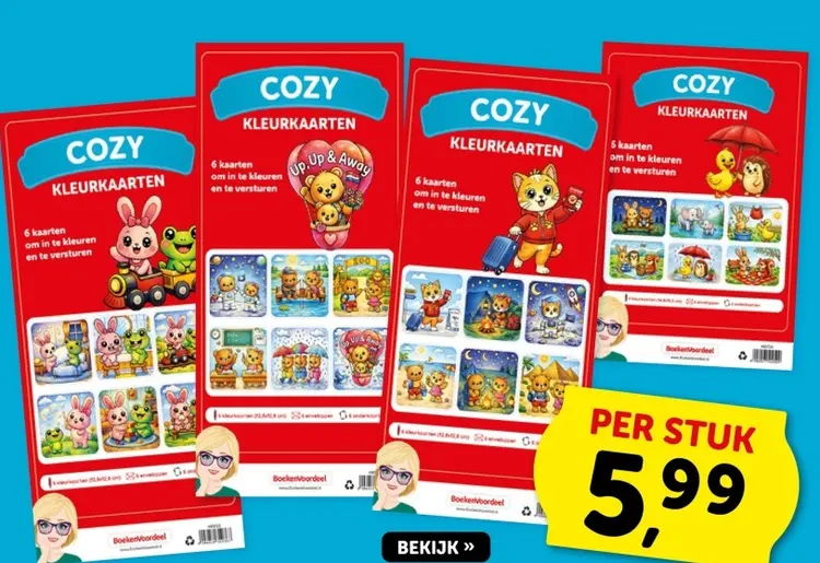 Aanbieding: Cozy kleurkaarten