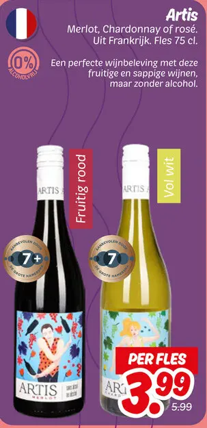 Aanbieding: Artis Merlot & Chardonnay