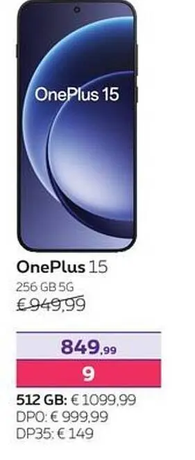 Promotie: OnePlus 15