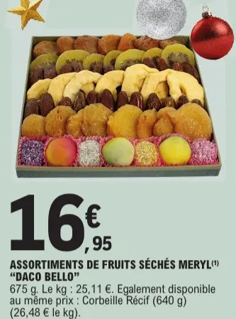 Promotie: Assortiments de fruits séchés
