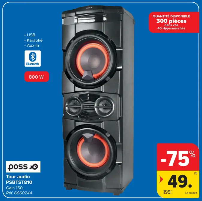 Offre: Tour audio PSBTST810